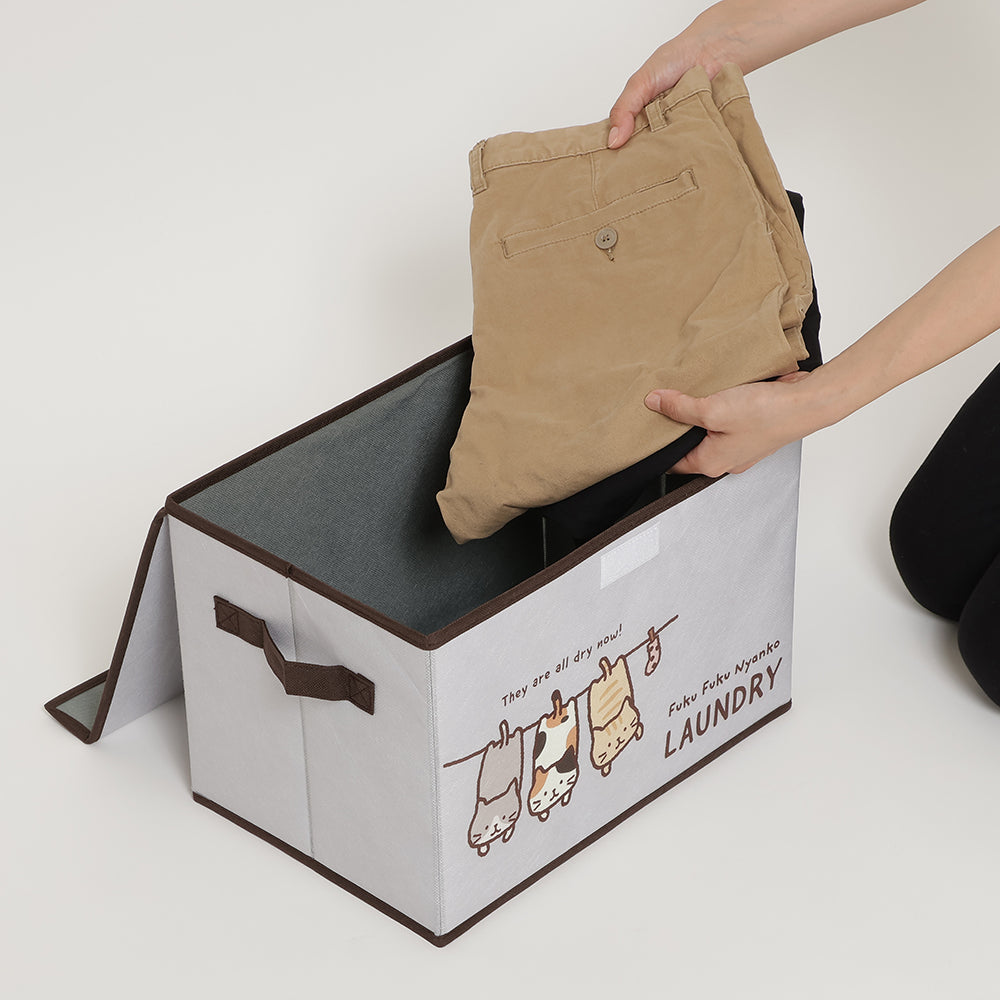 ふくふくにゃんこ リメモリー不織布収納ボックス – HAPiNS online shop