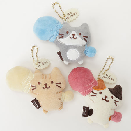 ふくふくにゃんこ ２Ｄイラストチャーム　ねこパーンチ
