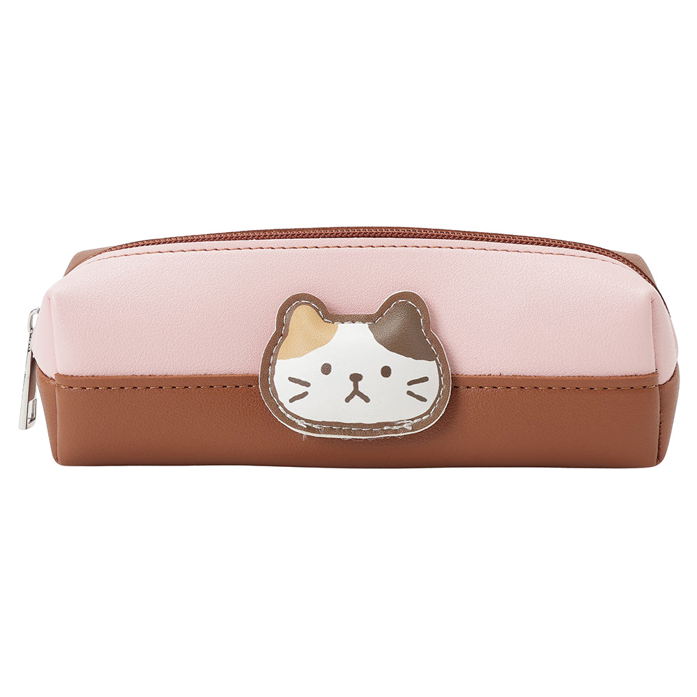 ふくふくにゃんこ まじめにゃんこ フェイスぷっくりポーチ 【WEB限定