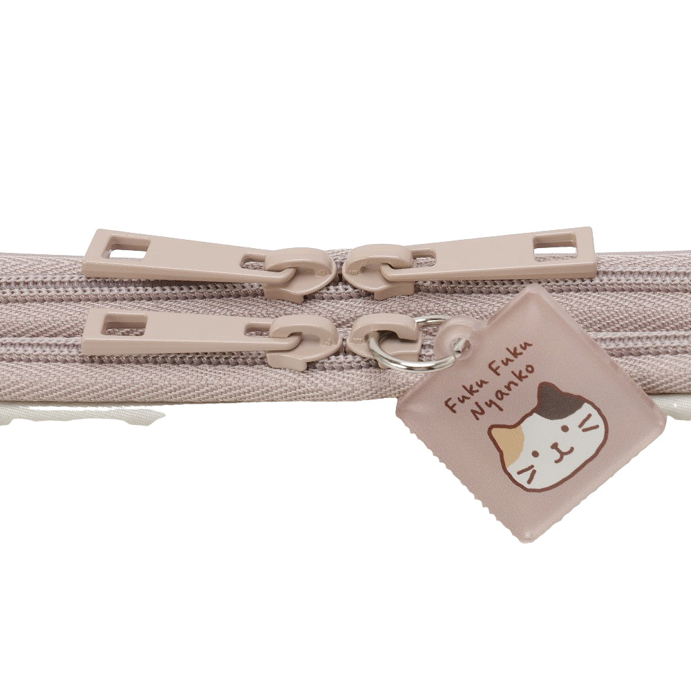 ふくふくにゃんこ ひょっこりメッシュ タブレットケース メッシュ