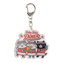  【予約販売】ふくふくにゃんこ ダイナー アクリルキーホルダー 【WEB限定】
