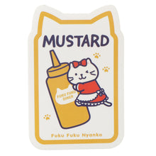  【予約販売】ふくふくにゃんこ ダイナー 調味料ステッカーセット 【WEB限定】
