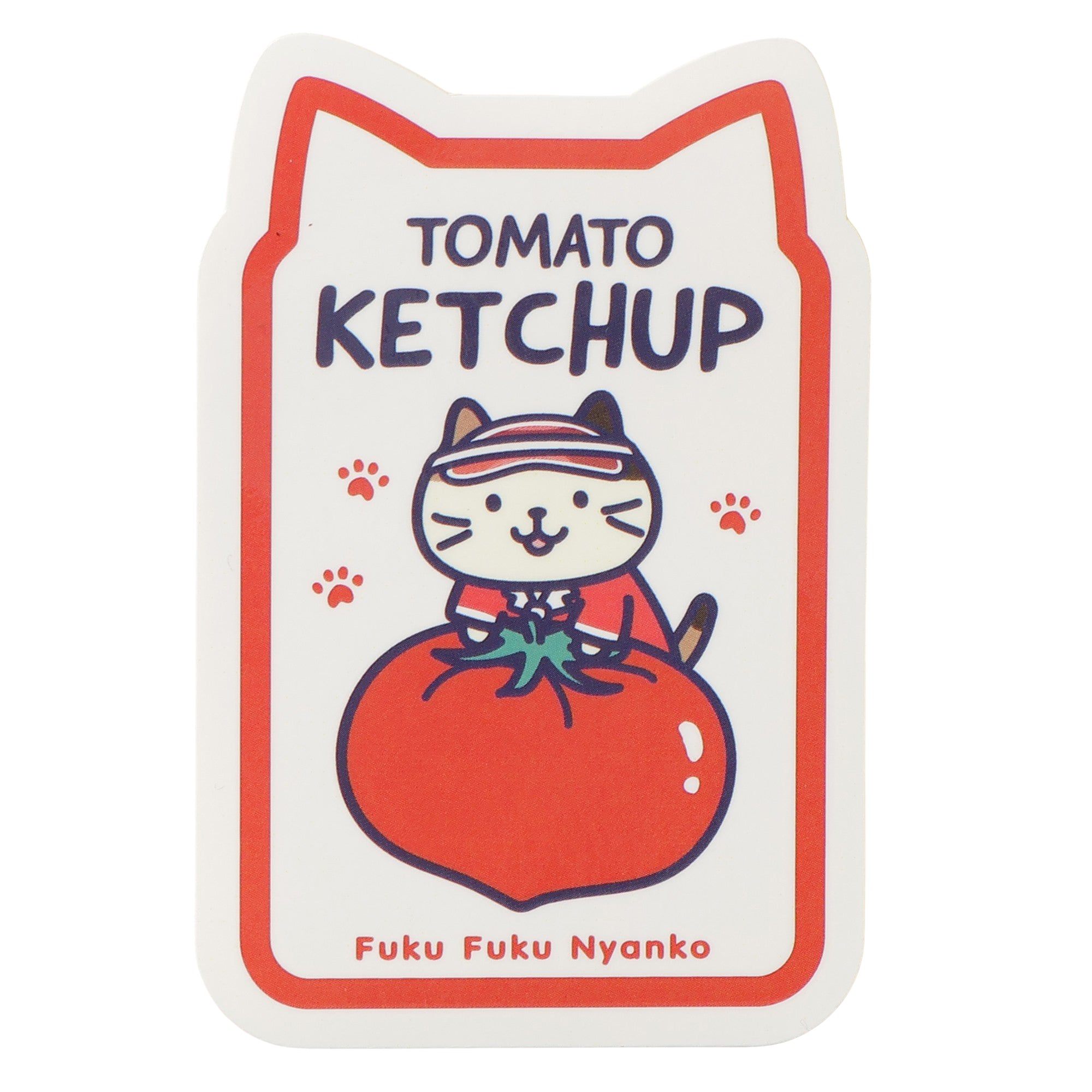 ふくふくにゃんこ ダイナー 調味料ステッカーセット 【WEB限定