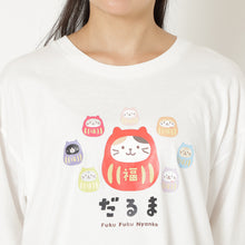  ふくふくにゃんこ　おみやげＴシャツ②だるま
