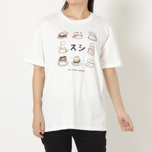  ふくふくにゃんこ　おみやげＴシャツ②スシ
