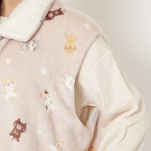  ふくふくにゃんこ フランネルあったかベスト【9月17日出荷予定】
