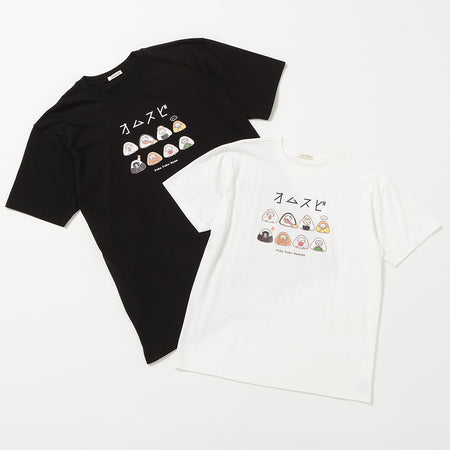 ふくふくにゃんこ　おみやげＴシャツ②オムスビ