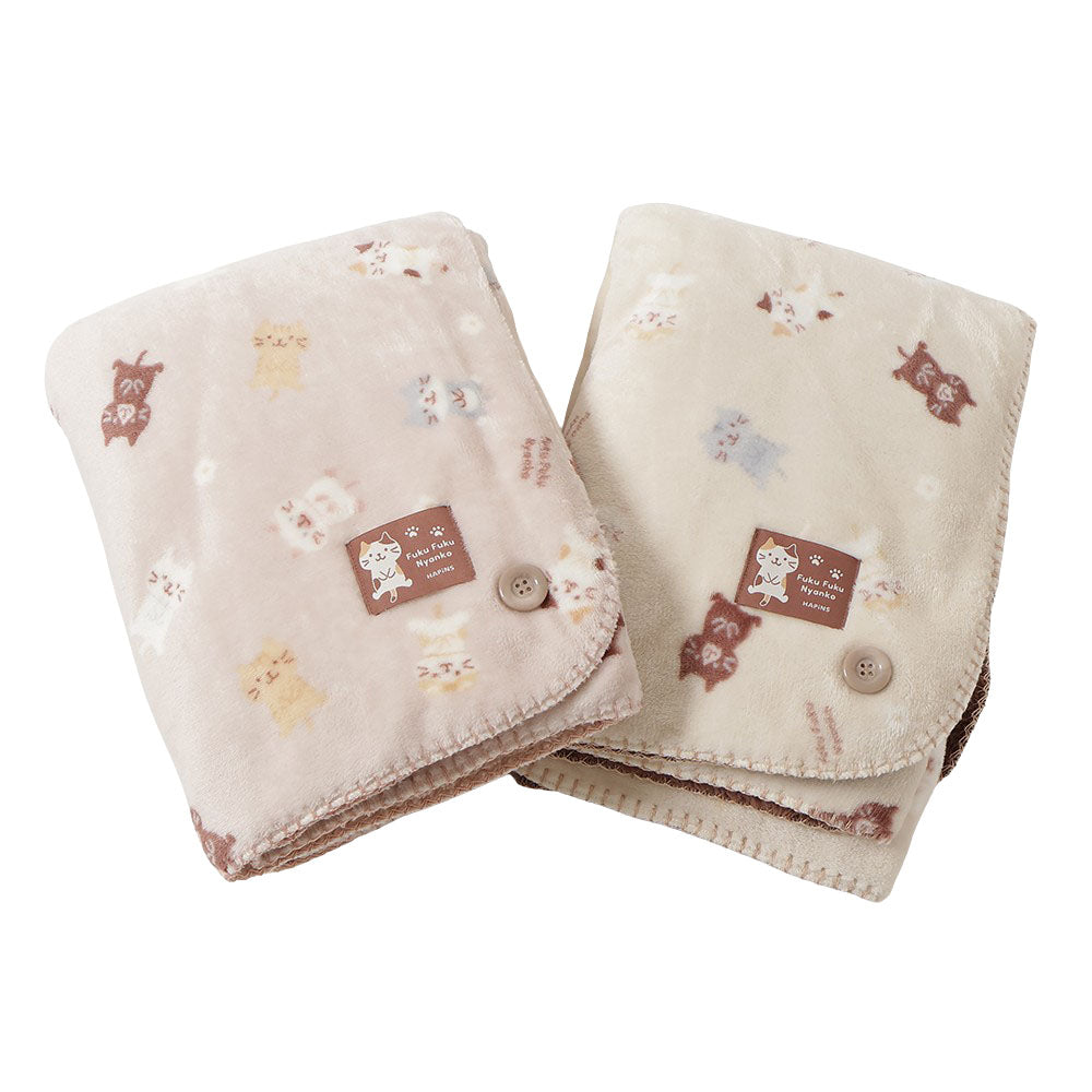 ふくふくにゃんこ フランネルブランケットM – HAPiNS online shop