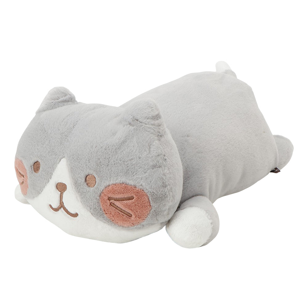 ふくふくにゃんこ まんまるほっぺ寝そべりクッション 【WEB限定