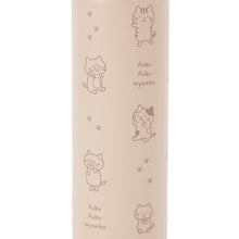  ふくふくにゃんこ ラテピンク ワンタッチ ステンレス ボトル 500ml
