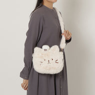 ふくふくにゃんこ まじめにゃんこ ふわもこ ミニ ショルダー バッグ【WEB限定】【海外向け商品】
