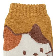  ふくふくにゃんこ 裏起毛いかにゃいでレッグウォーマー
