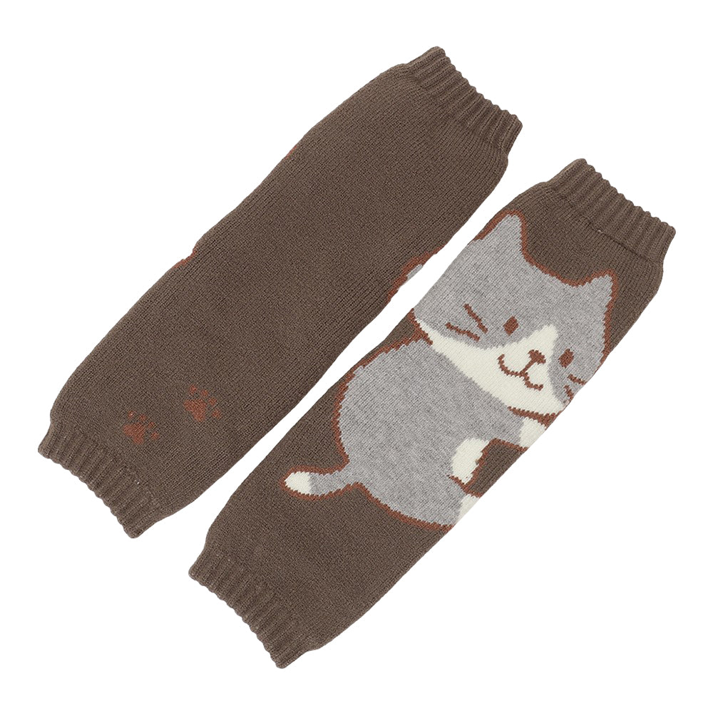 ふくふくにゃんこ 裏起毛いかにゃいでレッグウォーマー – HAPiNS