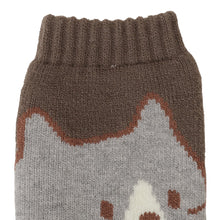  ふくふくにゃんこ 裏起毛いかにゃいでレッグウォーマー
