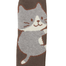  ふくふくにゃんこ 裏起毛いかにゃいでレッグウォーマー
