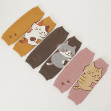  ふくふくにゃんこ 裏起毛いかにゃいでレッグウォーマー
