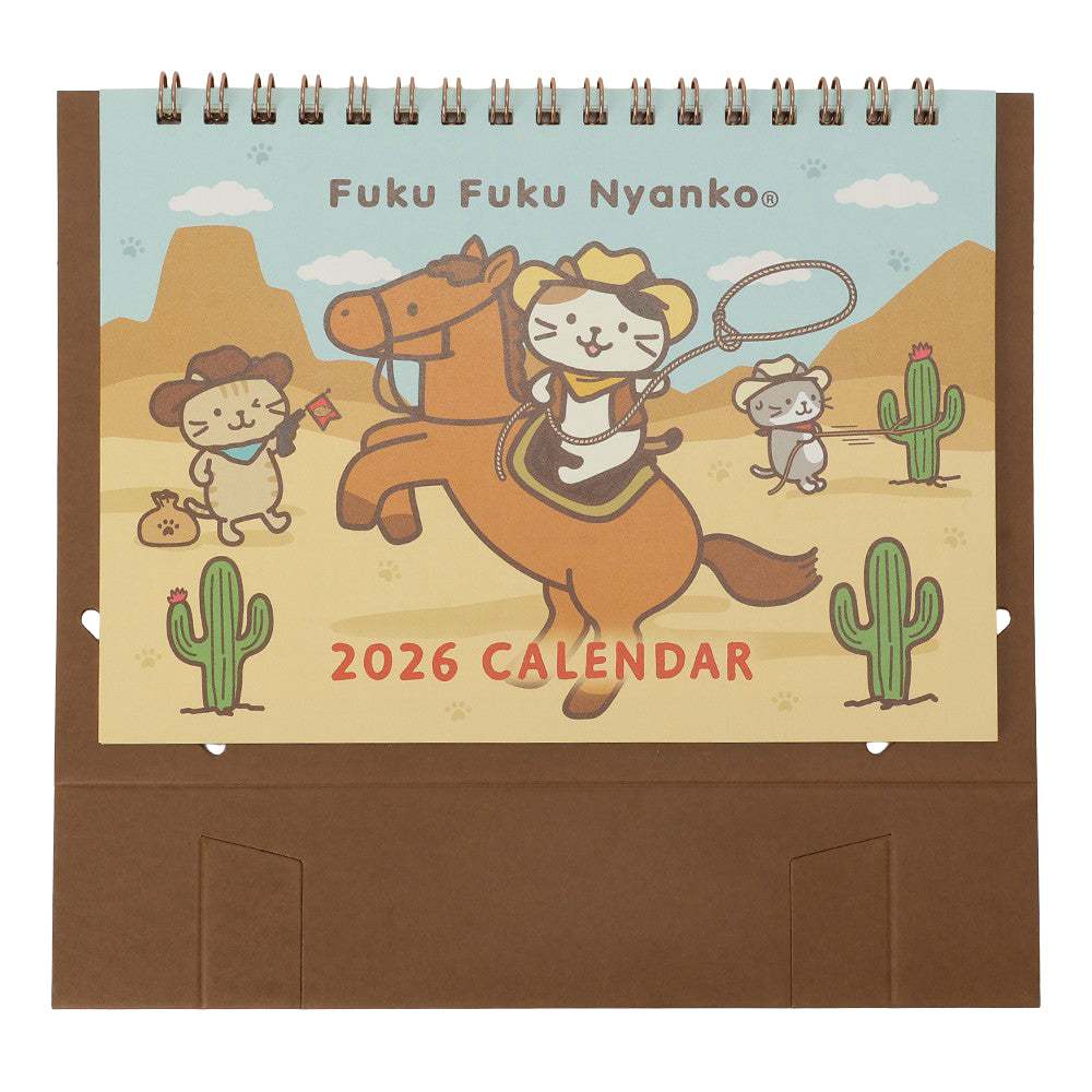 ふくふくにゃんこ 2026年卓上カレンダー – HAPiNS online shop