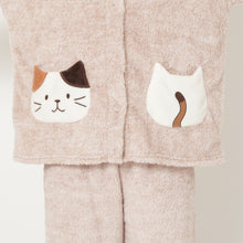  ふくふくにゃんこ フェイスポケットパジャマ
