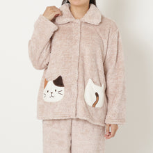  ふくふくにゃんこ フェイスポケットパジャマ
