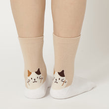  ふくふくにゃんこ ひょっこりパイルソックス
