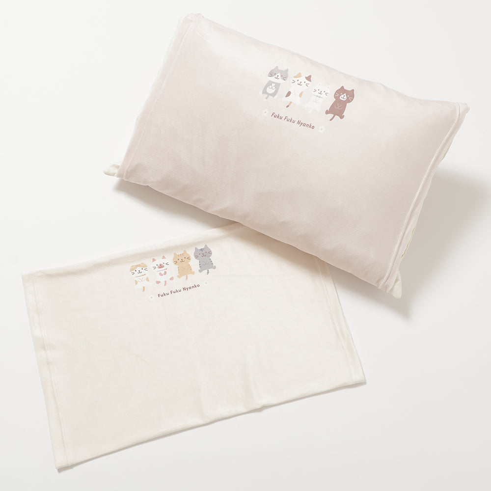 ふくふくにゃんこ のびのび枕カバー – HAPiNS online shop
