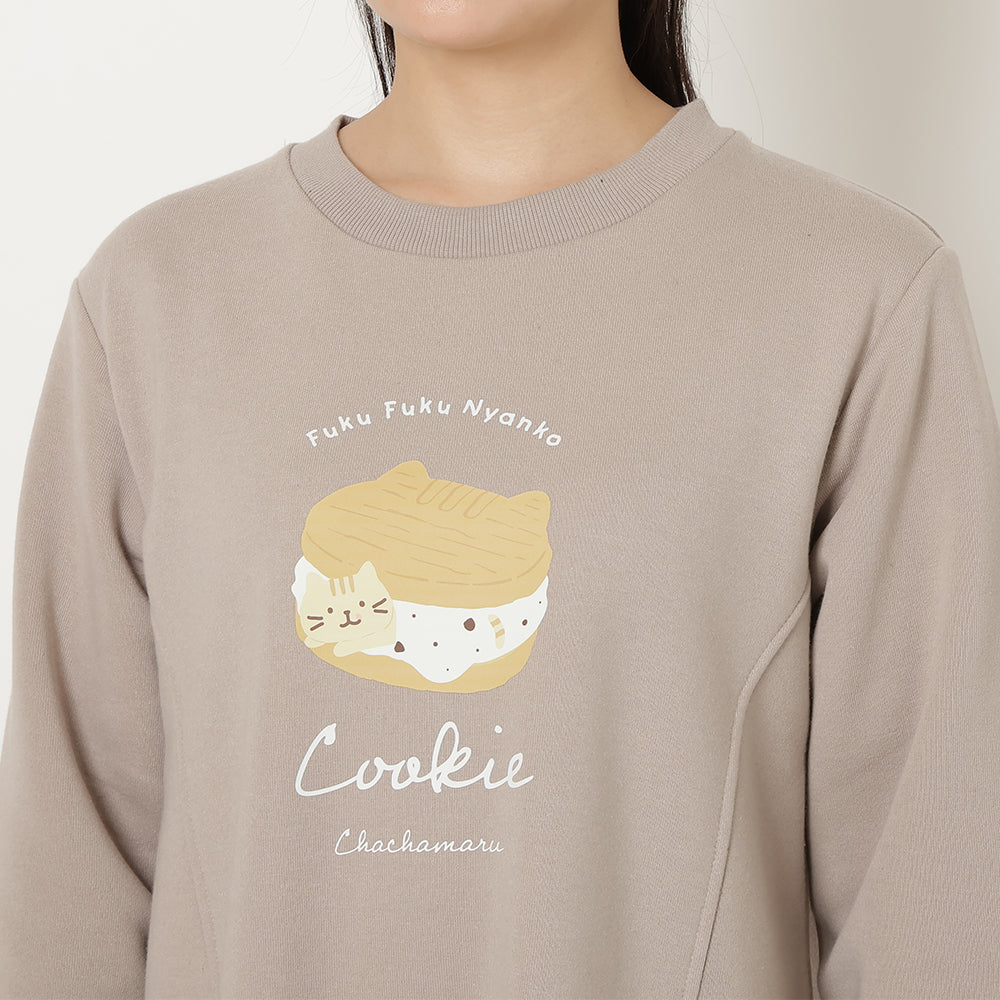 ふくふくにゃんこ スウェットワンピース – HAPiNS online shop