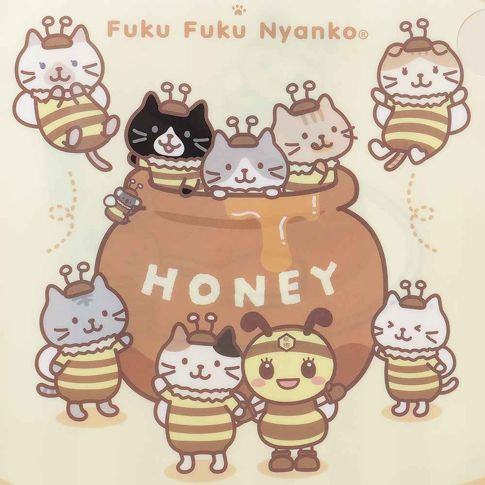 ふくふくにゃんこ × 原宿 みっころ コラボ クリアファイル 【WEB限定