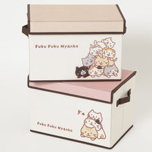  ふくふくにゃんこ むぎゅっとにゃんこ不織布収納ボックス

