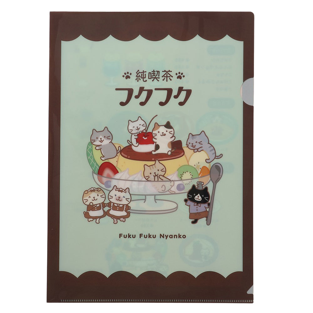 ふくふくにゃんこ 純喫茶クリアファイル【WEB限定】 – HAPiNS online shop