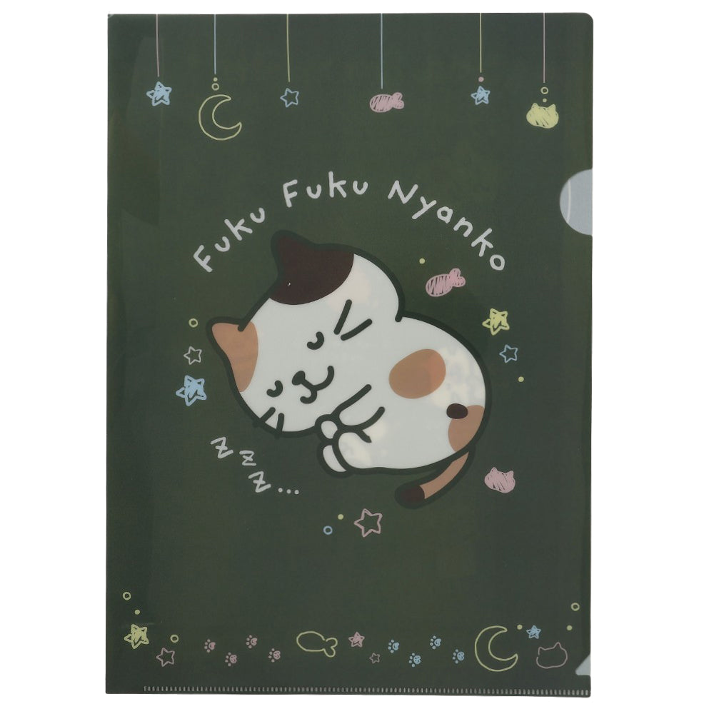 ふくふくにゃんこ にゃんこのねすがたクリアファイル【WEB限定】