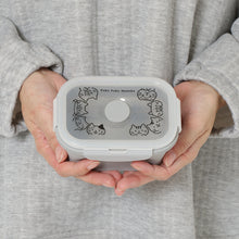  ふくふくにゃんこ 折りたためるシリコン容器350ml
