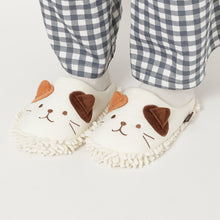  ふくふくにゃんこモップスリッパ
