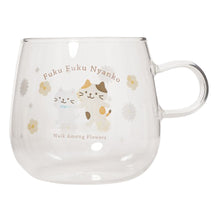  ふくふくにゃんこ 耐熱ガラスマグ
