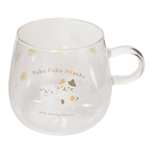  ふくふくにゃんこ 耐熱ガラスマグ
