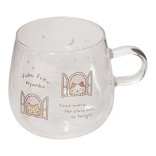  ふくふくにゃんこ 耐熱ガラスマグ
