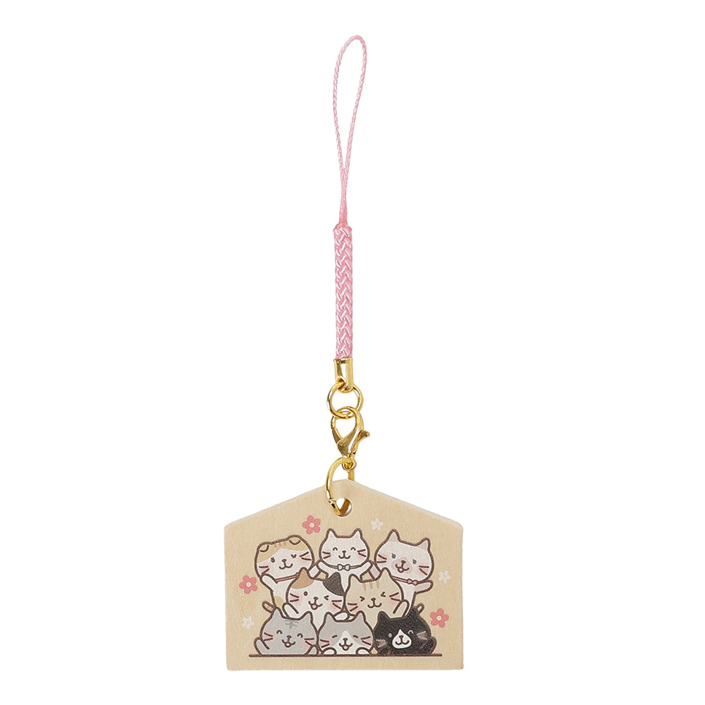 ふくふくにゃんこ ふくふく絵馬ストラップ