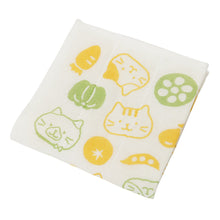  ふくふくにゃんこ かやふきん
