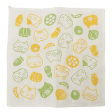  ふくふくにゃんこ かやふきん
