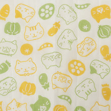  ふくふくにゃんこ かやふきん
