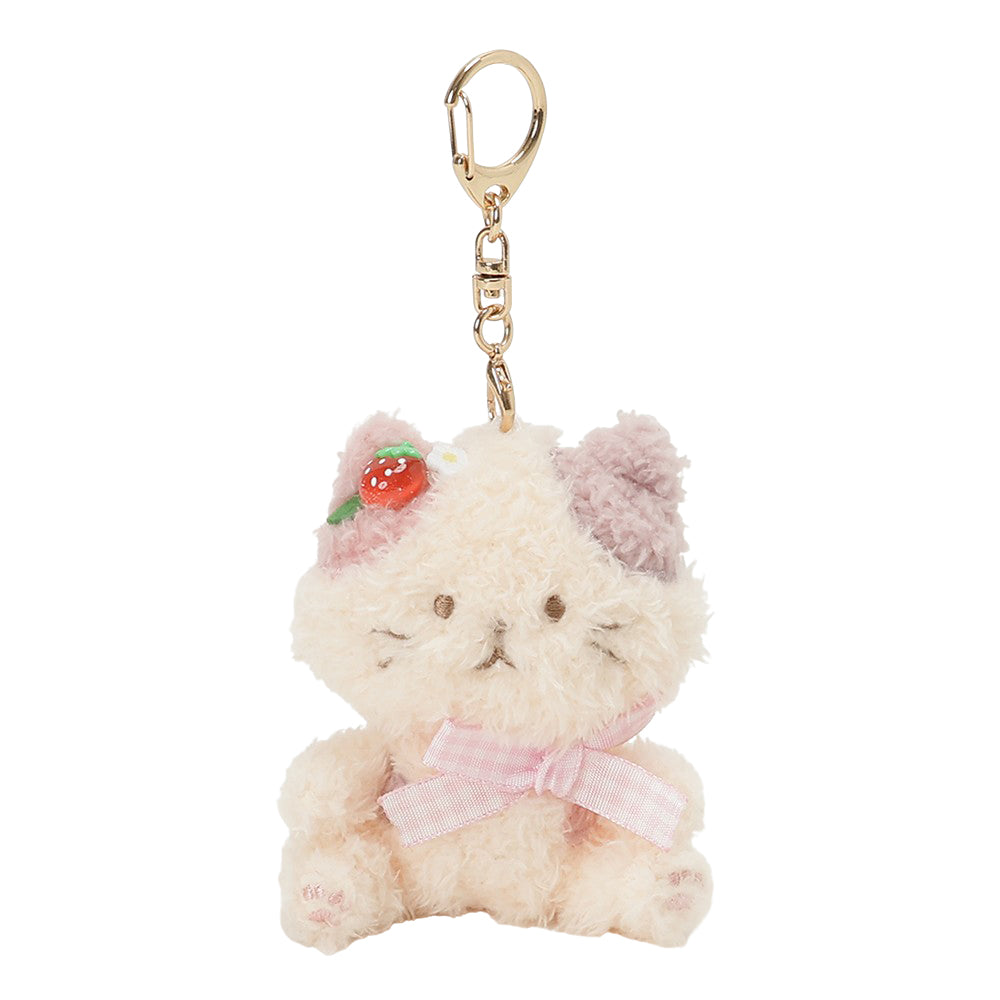 ふくふくにゃんこ いちごおでかけマスコット