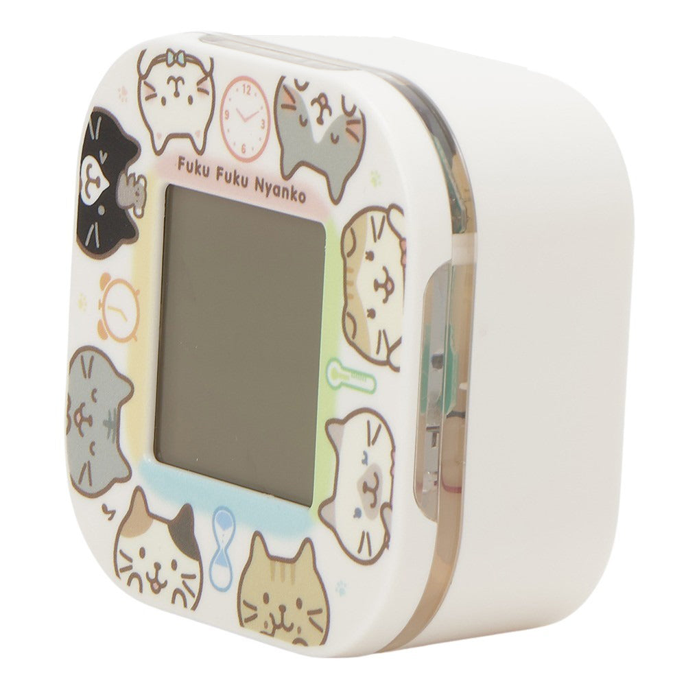 ふくふくにゃんこ デジタル回転クロック ver.③ – HAPiNS online shop