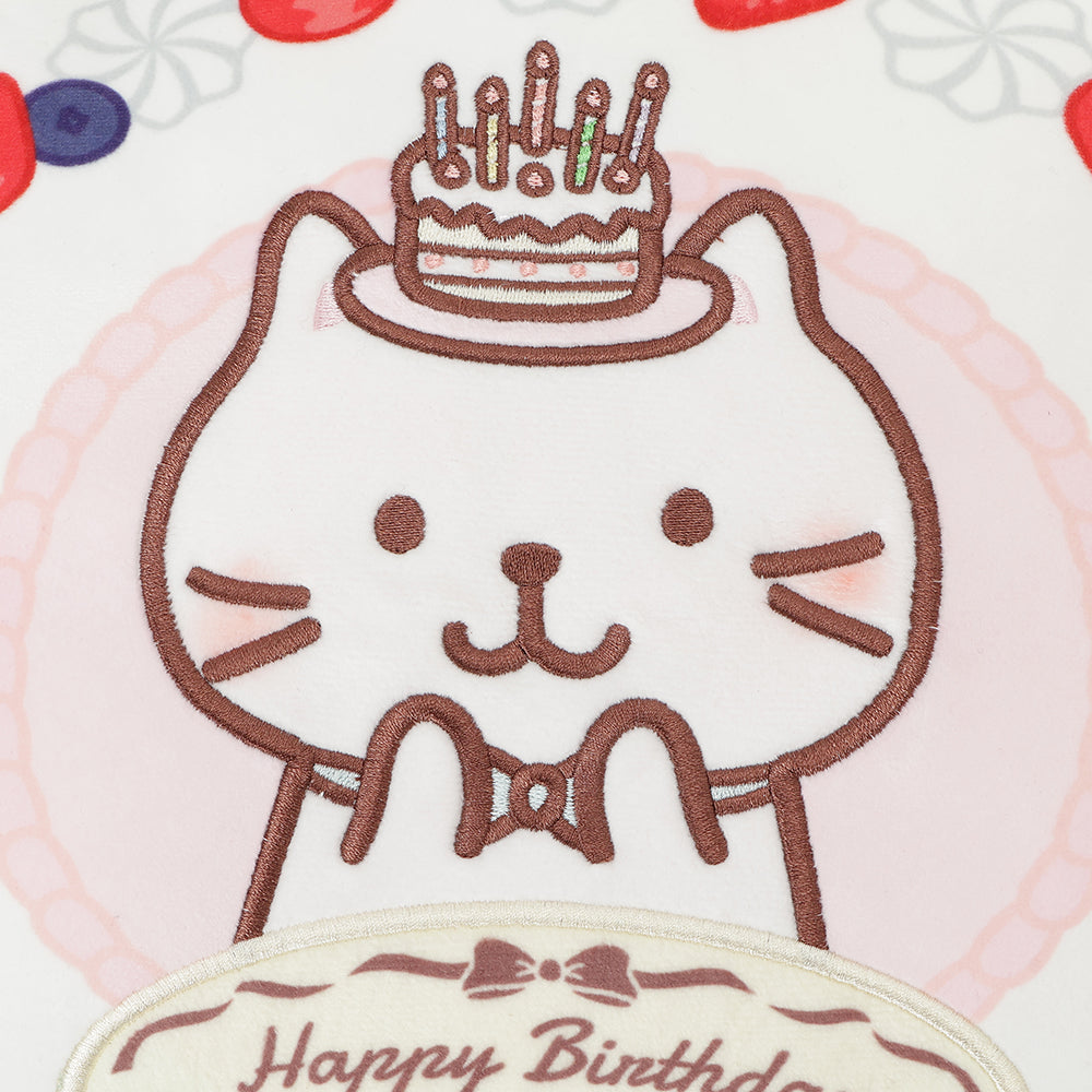 ふくふくにゃんこ ケーキクッション（しろたまちゃん） – HAPiNS