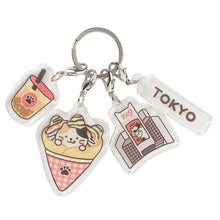  【WEB限定】ふくふくにゃんこ ご当地4連アクリルキーホルダー
