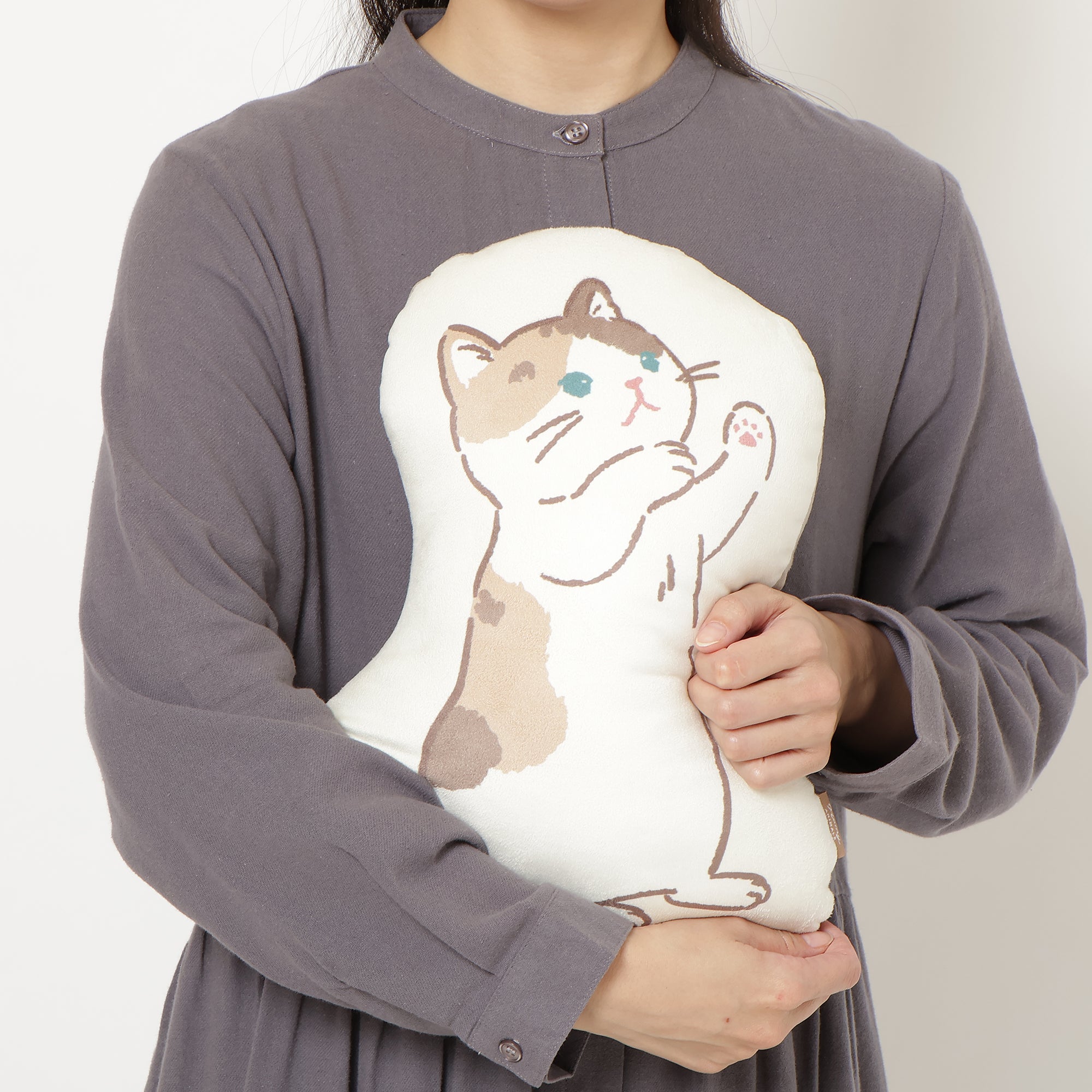 ダイカットクッション ぴえん猫 ねこぺん日和ダイカットクッション 