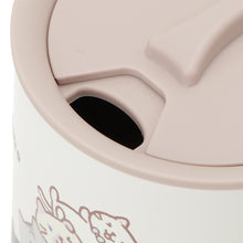  ふくふくにゃんこ むぎゅっとにゃんこふた付きステンレスマグ
