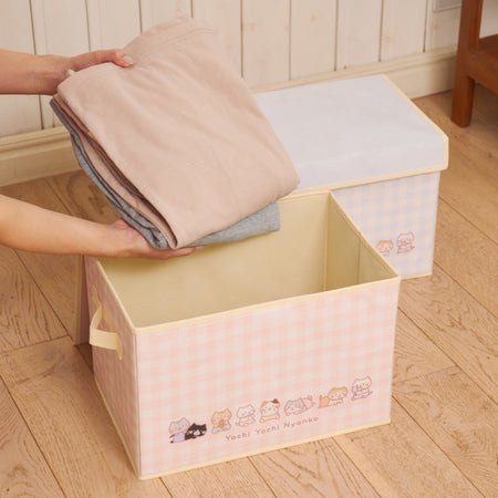 ふくふくにゃんこ 　よちよちにゃんこ不織布収納ボックス