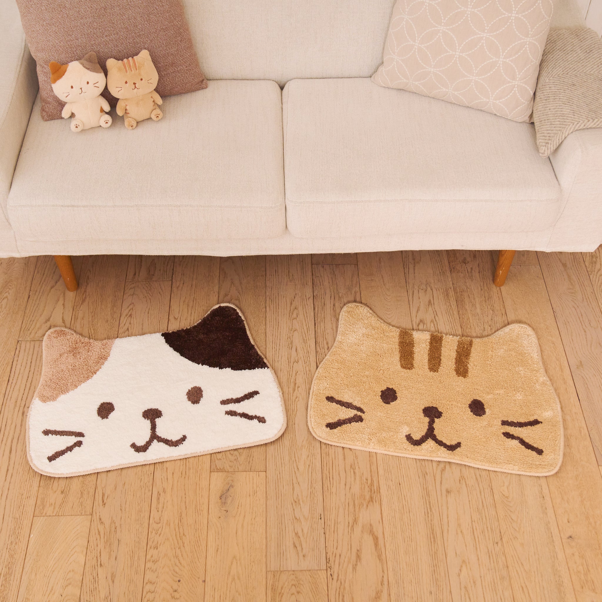 ぷくぷく ふくふくにゃんこ マット＆エプロン＆スリッパセット – HAPiNS online shop