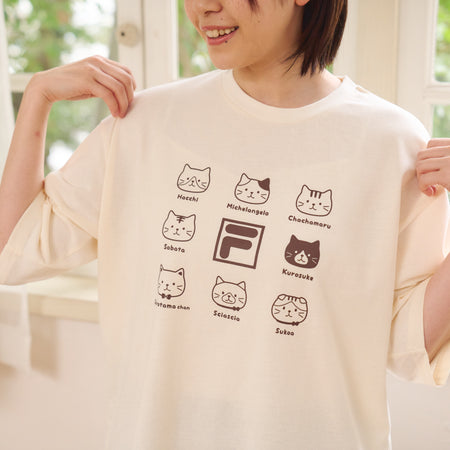 FILA×ふくふくにゃんこ 　Ｔシャツ