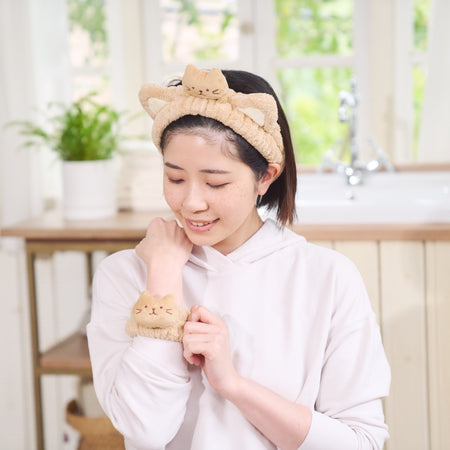 ふくふくにゃんこ  マスコットリストバンド2個セット【WEB限定】