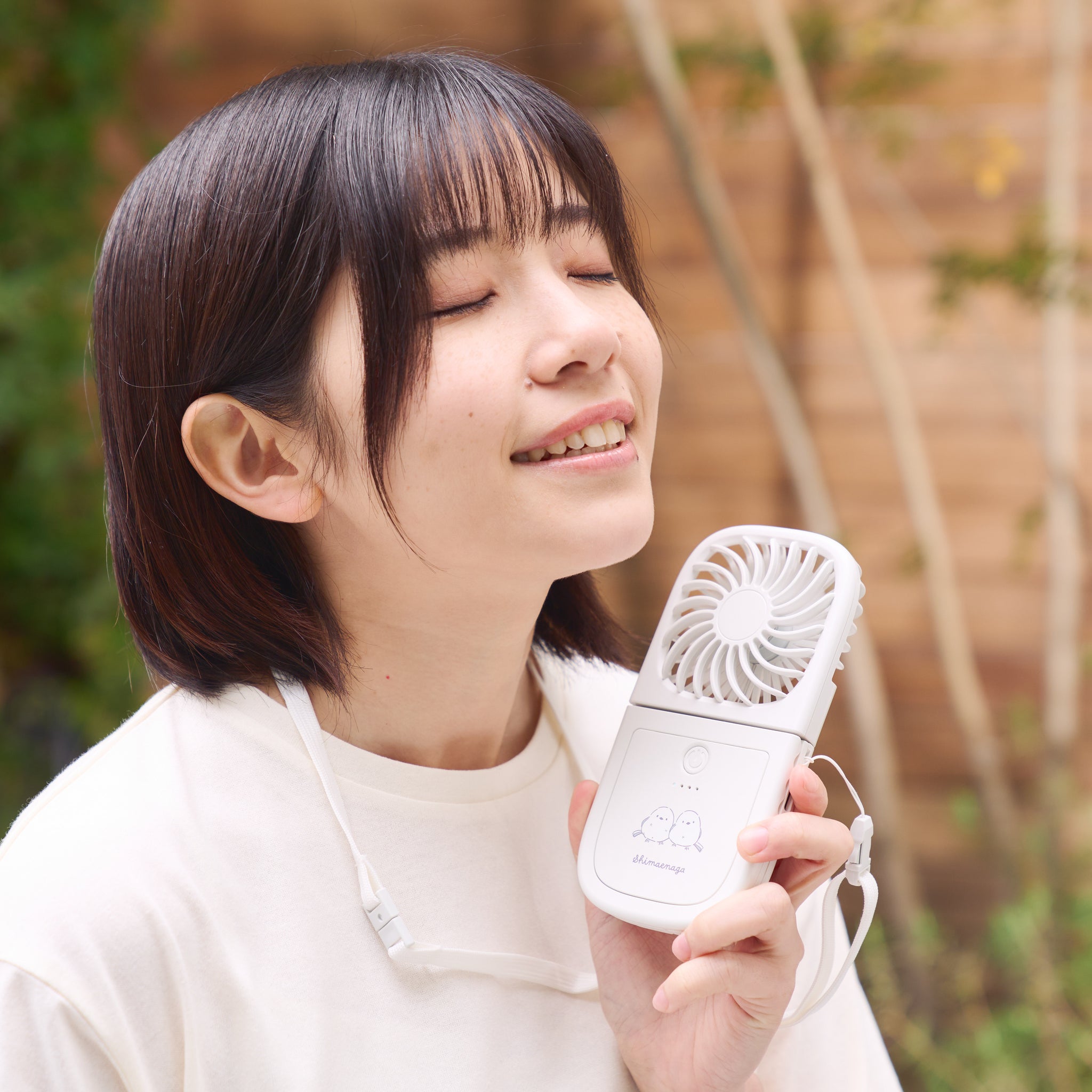 シマエナガファン 楽天市場】ハンディファン 春を待つシマエナガ 2025年モデル